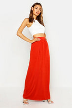 Load image into Gallery viewer, Basic Pocket Front Jersey Maxi Skirt