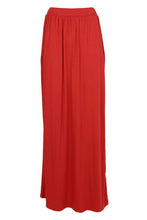 Load image into Gallery viewer, Basic Pocket Front Jersey Maxi Skirt