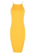 Load image into Gallery viewer, 90s Neck Mini Bodycon Dress