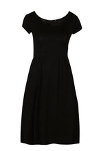 Load image into Gallery viewer, Jersey Cap Sleeve Skater Dress
