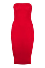 Load image into Gallery viewer, Bandeau Bodycon Midi Dress