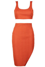 Load image into Gallery viewer, Bandage Skirt and Crop Top Co-ord Set