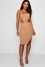 Load image into Gallery viewer, Bandage Skirt and Crop Top Co-ord Set