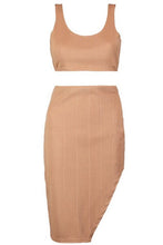 Load image into Gallery viewer, Bandage Skirt and Crop Top Co-ord Set