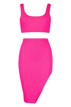 Load image into Gallery viewer, Bandage Skirt and Crop Top Co-ord Set