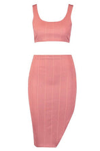 Load image into Gallery viewer, Bandage Skirt and Crop Top Co-ord Set