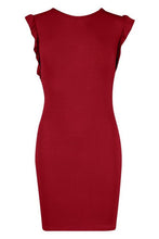 Load image into Gallery viewer, Ruffle Detail Jersey Shift Dress