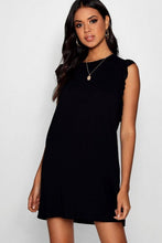 Load image into Gallery viewer, Ruffle Detail Jersey Shift Dress