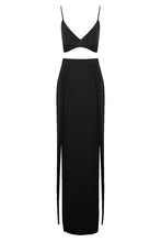Load image into Gallery viewer, Slinky Bralet - Split Maxi Skirt Co-ord