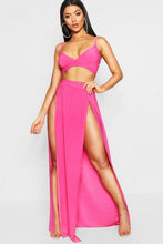 Load image into Gallery viewer, Slinky Bralet - Split Maxi Skirt Co-ord