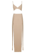Load image into Gallery viewer, Slinky Bralet - Split Maxi Skirt Co-ord