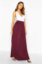 Load image into Gallery viewer, Basic Floor Sweeping Jersey Maxi Skirt