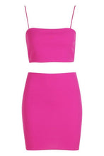 Load image into Gallery viewer, Strappy Crop - Mini Skirt Co-ord Set