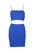 Load image into Gallery viewer, Strappy Crop - Mini Skirt Co-ord Set