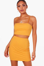 Load image into Gallery viewer, Strappy Crop - Mini Skirt Co-ord Set