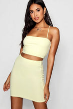 Load image into Gallery viewer, Strappy Crop - Mini Skirt Co-ord Set
