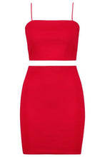 Load image into Gallery viewer, Strappy Crop - Mini Skirt Co-ord Set