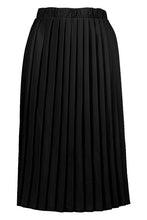 Load image into Gallery viewer, Crepe Pleated Midi Skirt