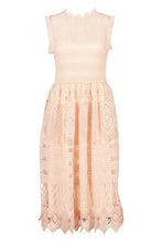 Load image into Gallery viewer, Boutique Lace Midi Skater Dress