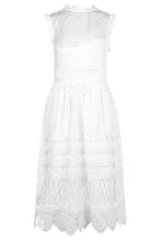 Load image into Gallery viewer, Boutique Lace Midi Skater Dress