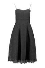 Load image into Gallery viewer, Boutique Embroidered Strappy Midi Skater Dress