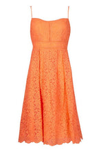 Load image into Gallery viewer, Boutique Embroidered Strappy Midi Skater Dress
