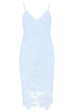Load image into Gallery viewer, Boutique Crochet Lace Strappy Midi Dress