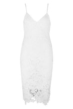 Load image into Gallery viewer, Boutique Crochet Lace Strappy Midi Dress