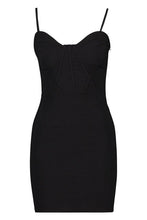 Load image into Gallery viewer, Woven Corset Detail Mini Dress