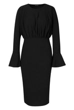 Load image into Gallery viewer, Frill Sleeve Midi Dress
