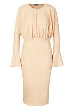 Load image into Gallery viewer, Frill Sleeve Midi Dress