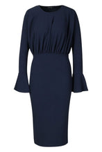 Load image into Gallery viewer, Frill Sleeve Midi Dress