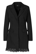 Load image into Gallery viewer, Lace Hem Blazer Dress