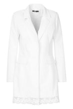 Load image into Gallery viewer, Lace Hem Blazer Dress