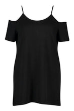 Load image into Gallery viewer, Plus Cold Shoulder Strappy Sundress