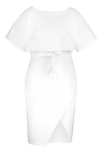 Load image into Gallery viewer, Plus Double Layer Midi Dress