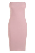 Load image into Gallery viewer, Plus Bandeau Fitted Midi Dress