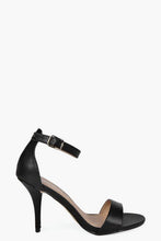 Load image into Gallery viewer, Wide Fit Ankle Strap Skinny Mid Heel Two Parts
