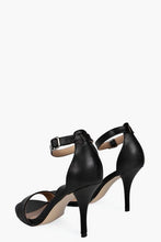Load image into Gallery viewer, Wide Fit Ankle Strap Skinny Mid Heel Two Parts
