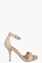 Load image into Gallery viewer, Wide Fit Ankle Strap Skinny Mid Heel Two Parts
