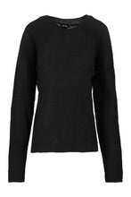 Load image into Gallery viewer, Cold Shoulder Moss Stitch Sweater
