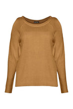 Load image into Gallery viewer, Cold Shoulder Moss Stitch Sweater
