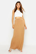 Load image into Gallery viewer, Basic Pocket Front Jersey Maxi Skirt
