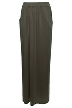 Load image into Gallery viewer, Basic Pocket Front Jersey Maxi Skirt
