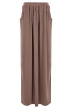 Load image into Gallery viewer, Basic Pocket Front Jersey Maxi Skirt
