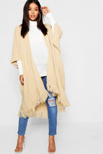 Load image into Gallery viewer, Maternity Tassel Hem Cardigan
