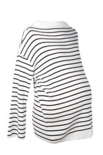 Load image into Gallery viewer, Maternity Striped Soft Rib Sweater
