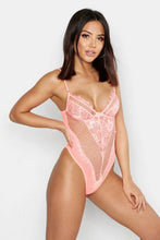 Load image into Gallery viewer, Neon Lace Premium Bodysuit

