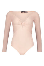 Load image into Gallery viewer, Twist Front Off The Shoulder Bodysuit
