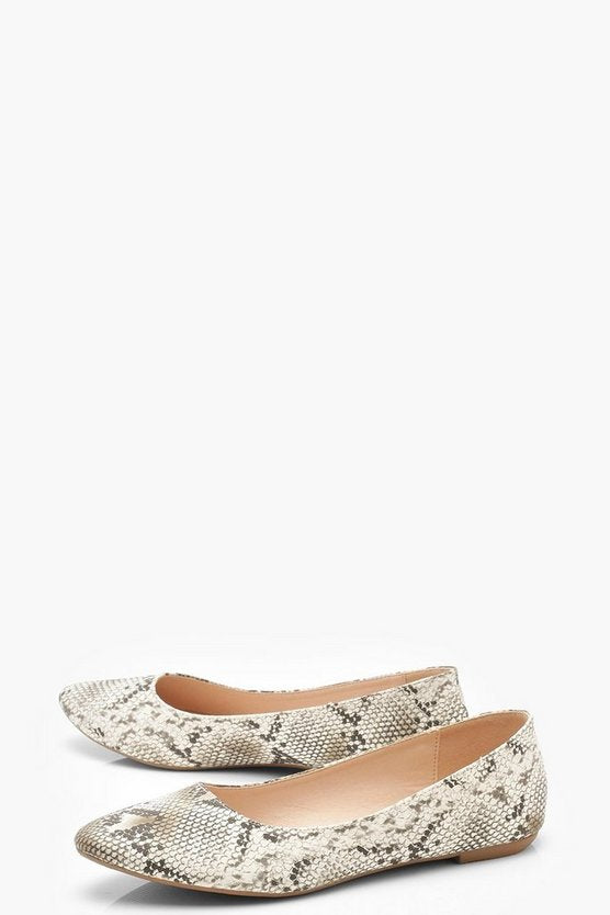 Snake Basic Ballet Pumps